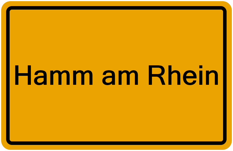 Handelsregister Hamm am Rhein